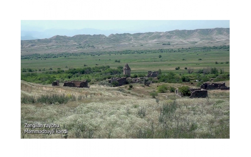 Azerbaijan shows footage from Mammadbayli village of Zangilan district (VIDEO)