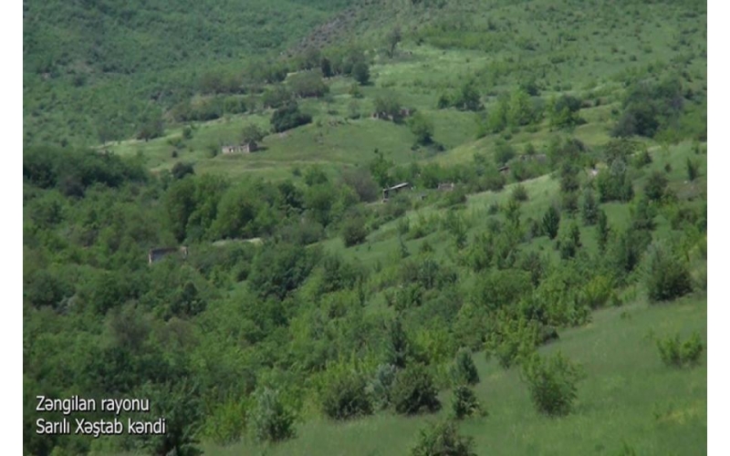 Defense Ministry releases video footages of Sarili Khashtab village, Zangilan district VIDEO