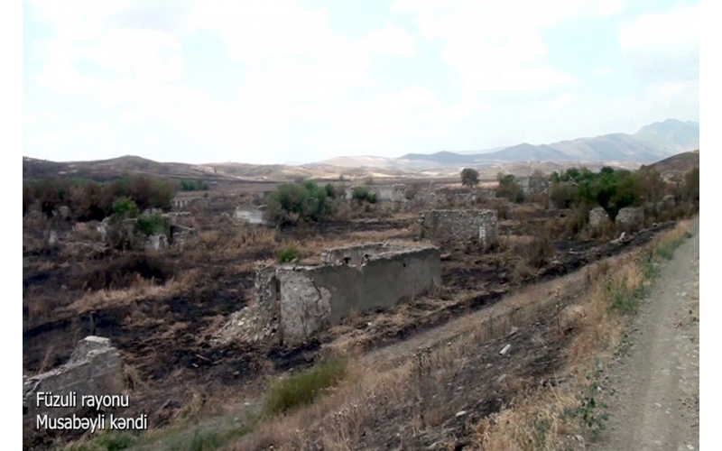 Azerbaijan’s Defense Ministry releases video footages of Musabayli village, Fuzuli district VIDEO