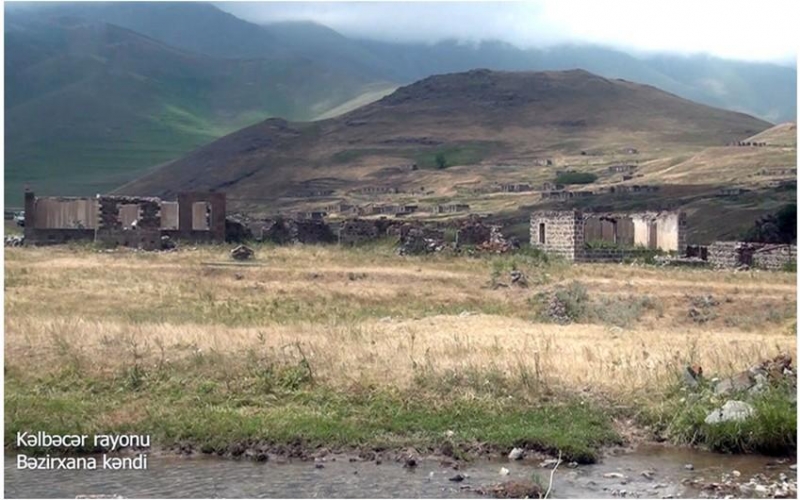 Azerbaijan’s Defense Ministry releases video footages of Bazirkhana village, Kalbajar district VIDEO