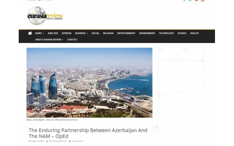 Eurasia Review: The enduring partnership between Azerbaijan and the NAM