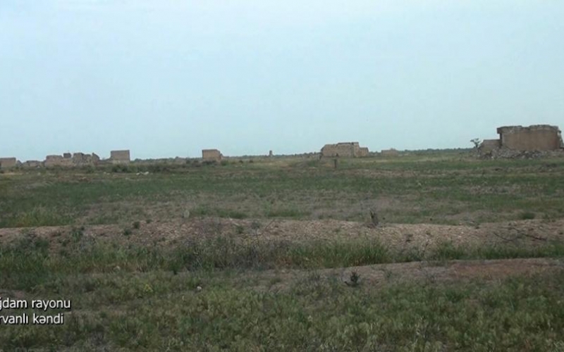 Azerbaijan shows footage from Shirvanli village of Aghdam district (VIDEO)