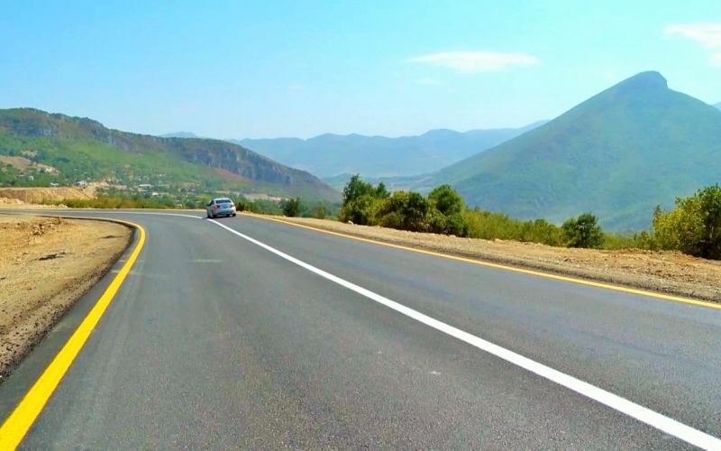 "Zəfər Yolu"nun inşası tamamlanmaq üzrədir