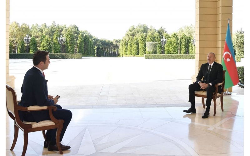 Chronicles of Victory: President Ilham Aliyev interviewed by Turkish Haber Global TV channel on October 12, 2020