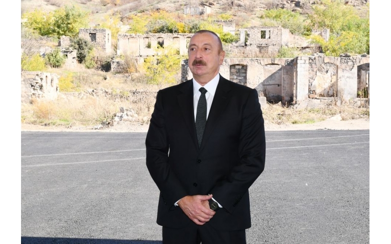 President Ilham Aliyev: It is a significant and historic day in the history of Gubadli district today