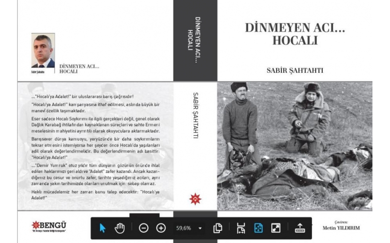 Türkiyədə “Dinməyən acı: Xocalı” adlı kitab nəşr olunub