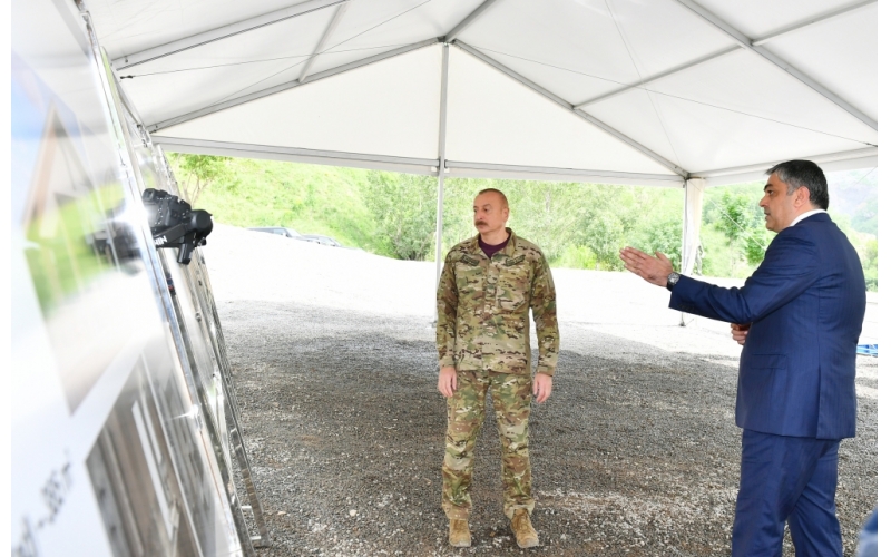 President Ilham Aliyev attended groundbreaking ceremony for Istisu sanatorium in Kalbajar