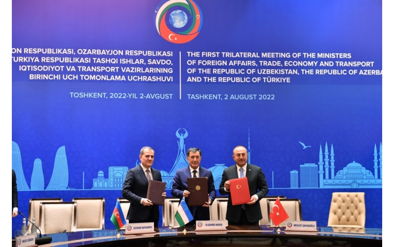 Tashkent hosts first trilateral meeting of ministers of foreign affairs, trade/economy and transport of Azerbaijan, Türkiye and Uzbekistan