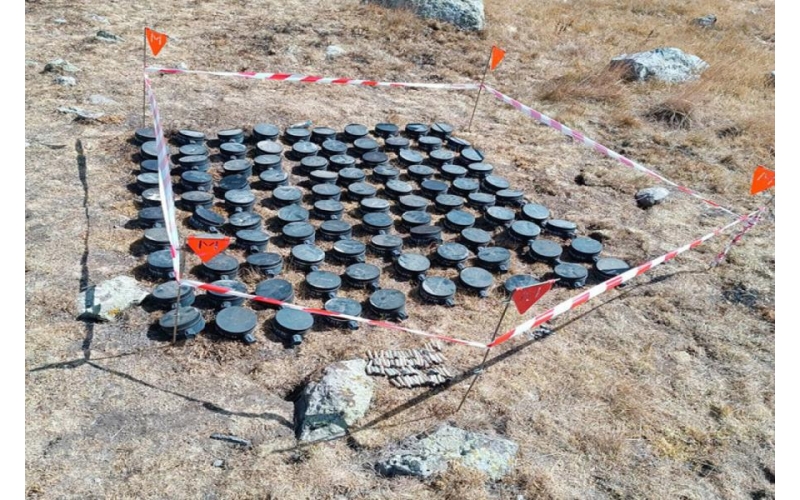 Defense Ministry: Next mines planted in territory of Lachin district during Armenian provocation were neutralized