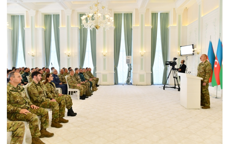 Ilham Aliyev : Du premier au dernier jour de la guerre, les forces armées azerbaïdjanaises n'ont fait qu'avancer