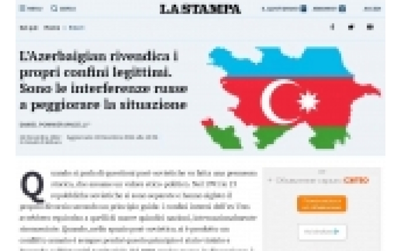 “Laçın yolunda etirazların səbəbi sülh müqaviləsinə qarşı çıxan ermənilərin gərginliyi artırmasıdır” - italiyalı professor