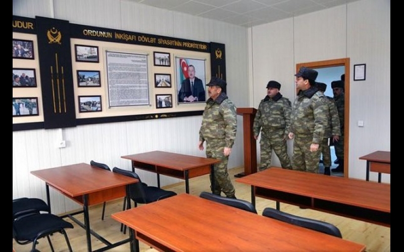 Cəbhəboyu zonada yeni hərbi şəhərciyin açılışı oldu